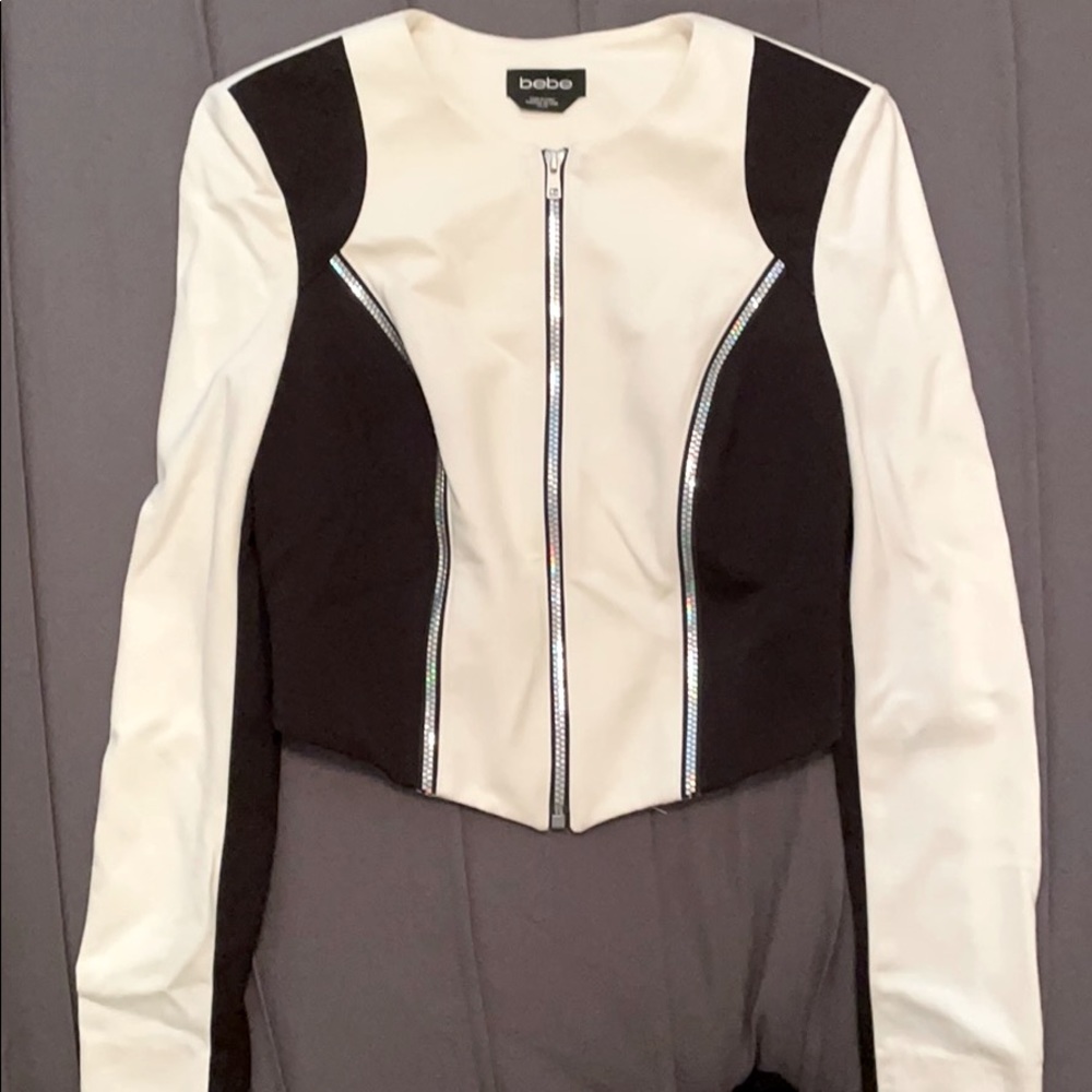 Bebe cropped jacket
